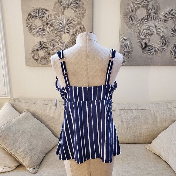 Raisins Curve Shore Thing Tanzania Tankini Top 18W - Picture 7 of 11